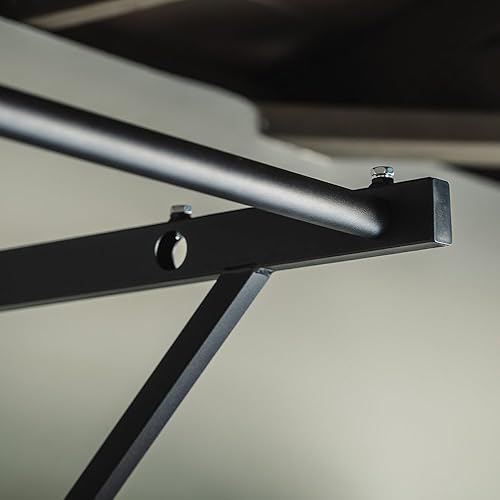 Miniatura 5 de Titan Fitness Barra de dominadas montada en la pared de 52 pulgadas de profundidad ajustable, 14 o 22 pulgadas desde la pared, clasificada 400