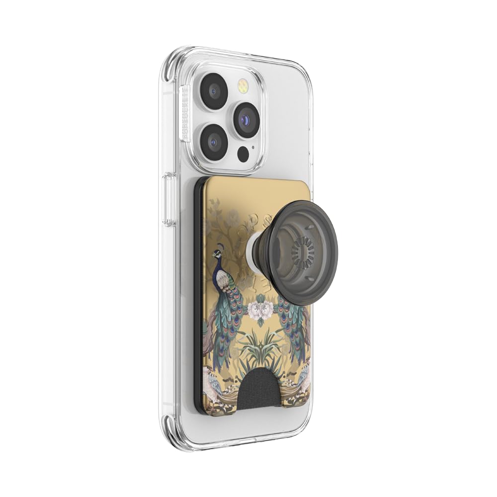 PopSockets: PopWallet+ for MagSafe - Porta carte con PopTop integrato intercambiabile per smartphone e custodie - Secret Garden