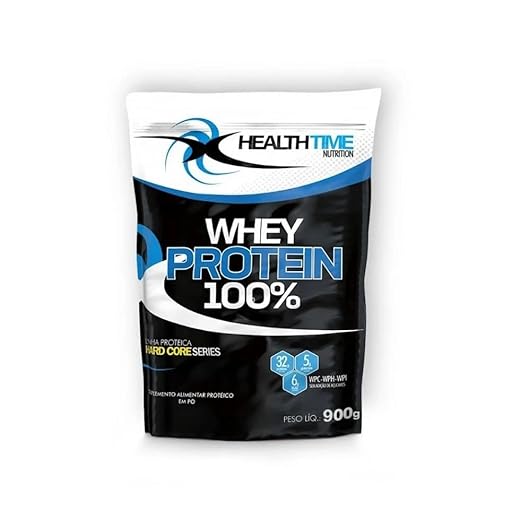 Health Time Nutrition Whey Protein 100% Refil (900G) Baunilha