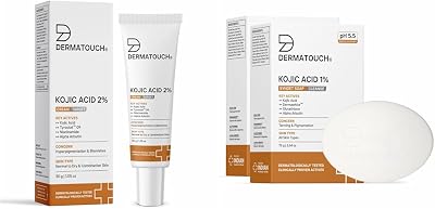 Kojic Acid 2% Brightening Cream with Niacinamide & Tyrostat 30g & Kojic Acid 1% Soap with Glutathione & Alpha Arbutin