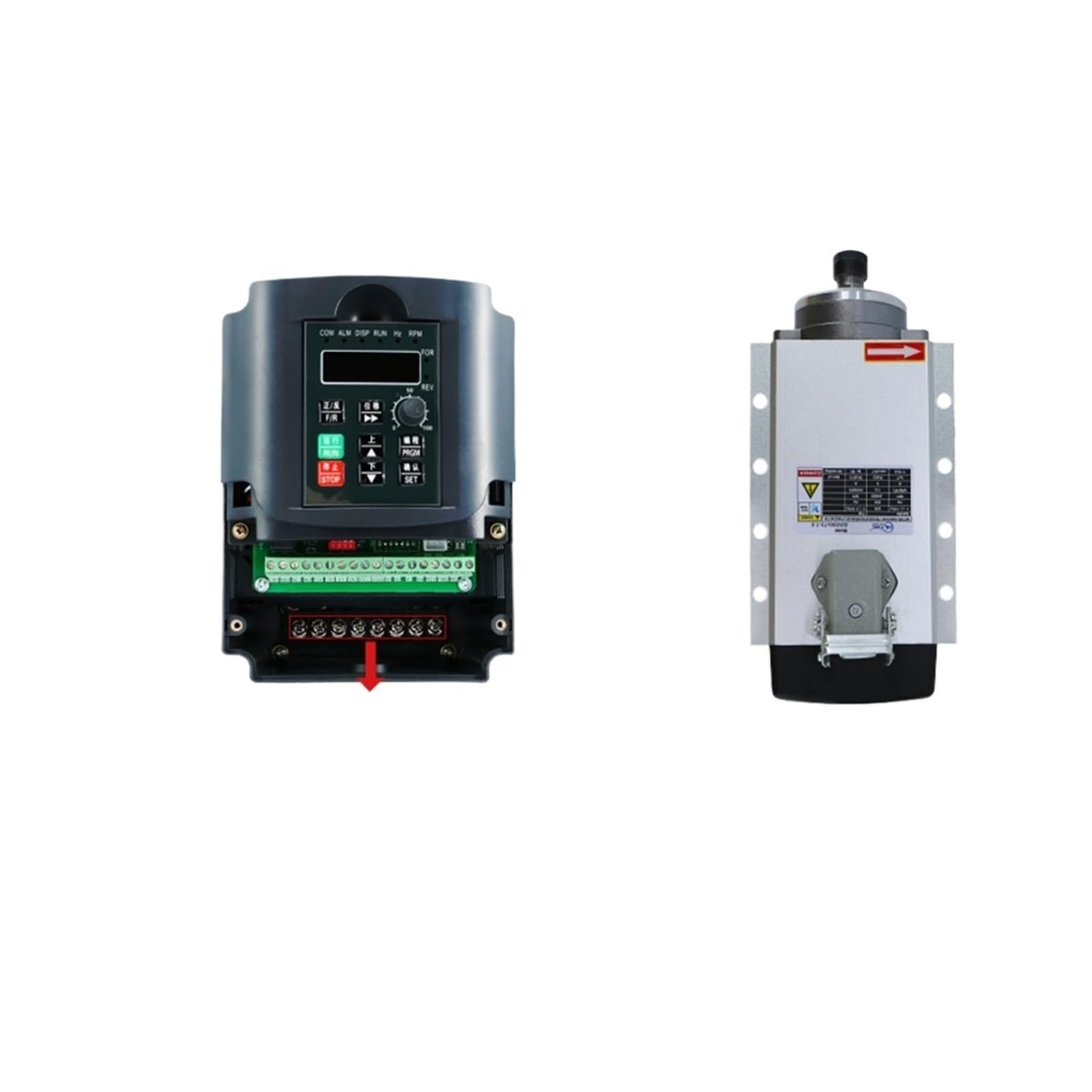 Inverter di frequenza Inverter YL VFD 1500W 1,5KW YL620-A 400hz Ingresso monofase Uscita trifase 110v 220v for Motore mandrino CNC(110V)