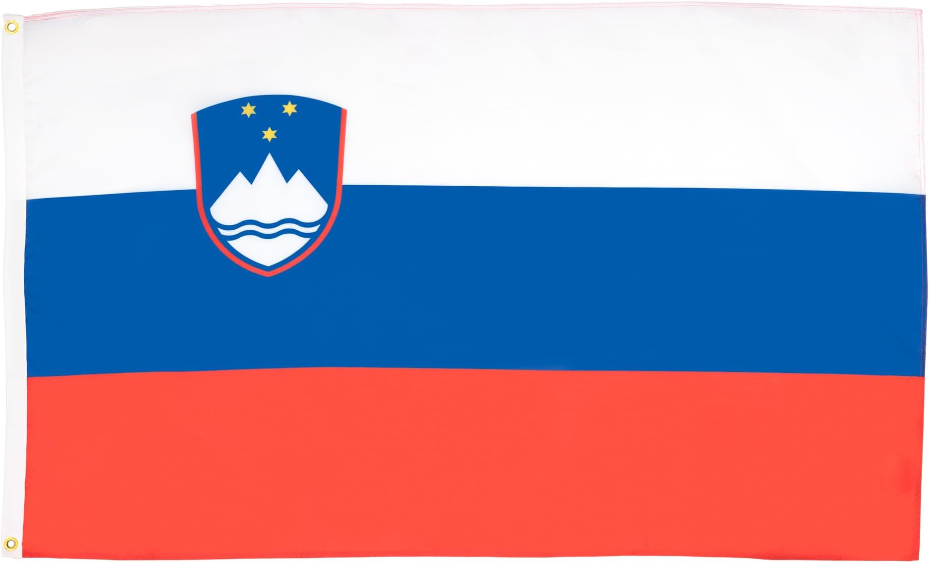 AZ FLAG - Slovenia Flag - 2x3 Ft - 100D Polyester Slovenian Banner with Two Metal Grommets - Fade Resistant - Vivid Colors - 2' x 3' Feet - 90x60 Cm