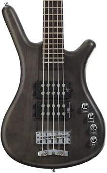 Warwick RockBass Corvette $$ 5-string Electric Bass Guitar - Nirvana Black Transparent Satin