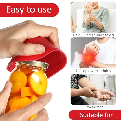 Gjinxi 3PCs Rubber Jar Openers