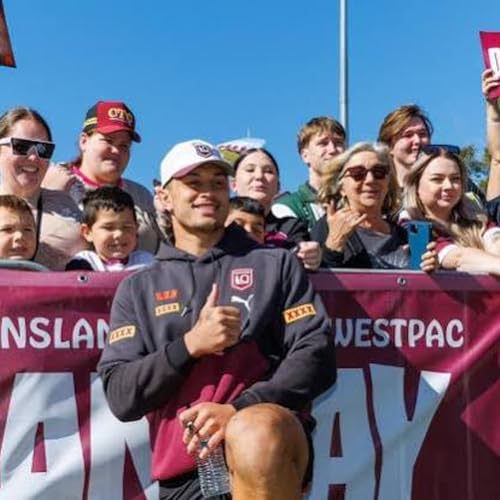 Rocky footy fans welcome the Maroons to town