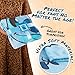 Disney Stitch Throw Blanket Soft Fleece Blanket Bedroom Accessories 59 x 51” (Light Blue Stitch)