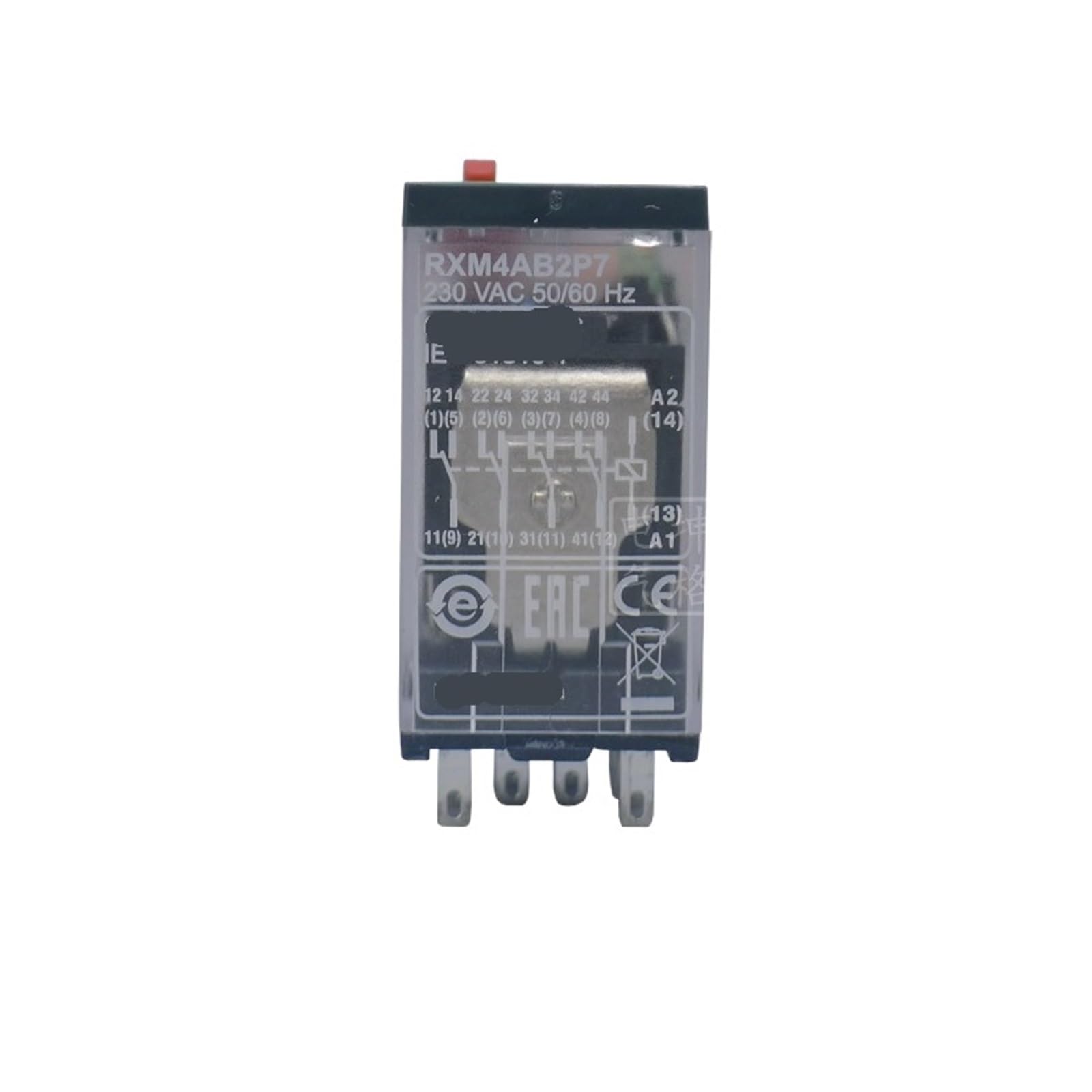 Relais électromécanique RXM4AB2P7 AC230V 14 broches avec voyant 6A