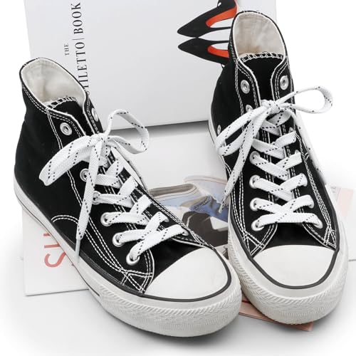 Image of Flat Shoelaces Multicolor Twill Point Thick Shoe Lace Shoestring 2 Pair