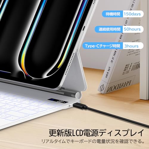 Bettdow マジックキーボード 2024 13インチiPad Pro (M4)対応スマートキーボード の商品画像 5