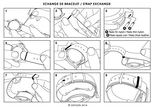 Montre mixte quartz multicolore Oxygen pour un style décontracté et dynamique en week-end - 4