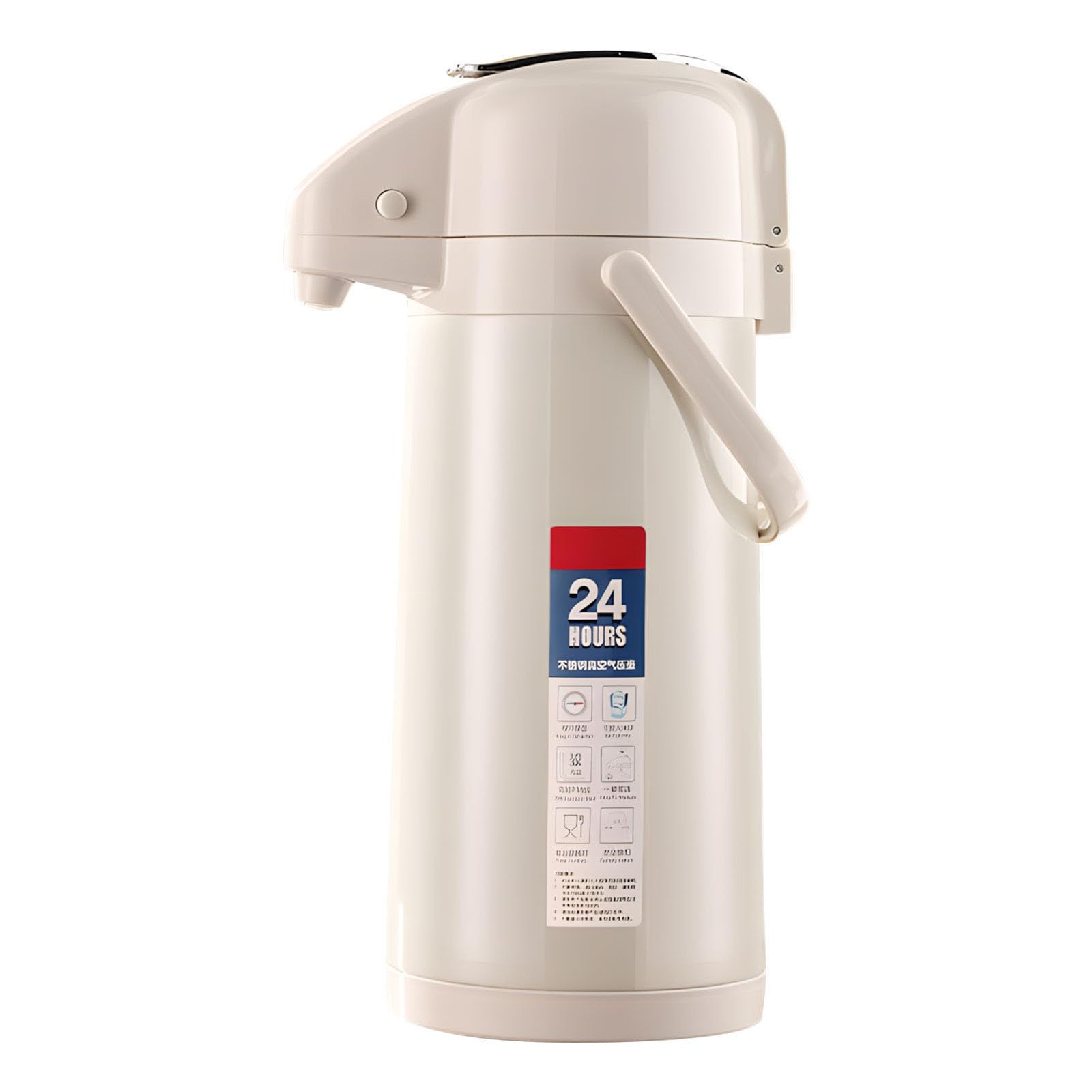 Tsophreniq Large Capacity Insulated Vacuumflask Maintains Innovation of Coffee Tea Chocolate Drink Preserving Flavor and Scent Utilizing Rustless Large Capacity
