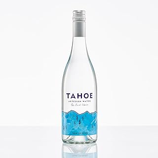 Tahoe Artesian Water, Still, Single Source, 750 ml Glass Bottle, 12 count case
