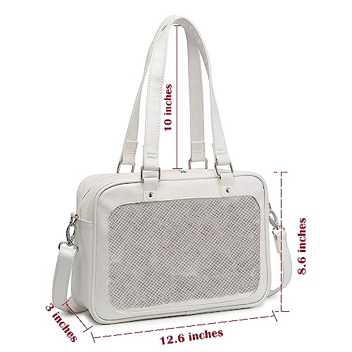 Image of TTCAYU Ita Bag Crossbody kawaii Pin Display Bag with Insert Ita Messenger Bags Japanese Handbag Shoulder JK Purse for Girl