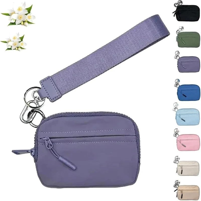 with Wrist Zip Coin Purse Ladies Casual Travel Bag Waterproof Nylon Small Wallet Multifunctional Card Holder3