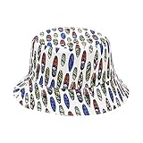 TianWlio Bucket Stoffhut Baumwollhut Sommerhut Sonnenhut Erwachsener Hut Druckbecken Hut Outdoor Hut Sonnenschirm Hut Eimer Mode Baseballmützen Buckethut Faltbar Fischerhut Anglerhut Freizeithut