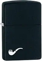 Zippo Isqueiro de cachimbo, preto fosco