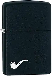 Zippo Isqueiro de cachimbo, preto fosco