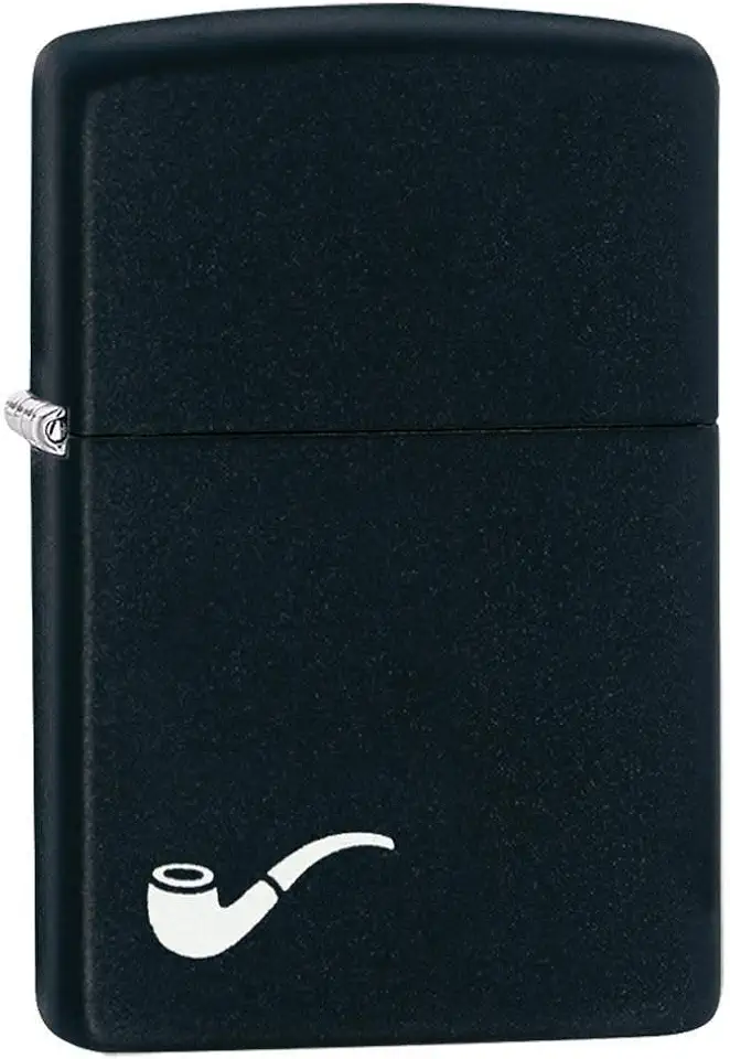 Zippo Isqueiro de cachimbo, preto fosco