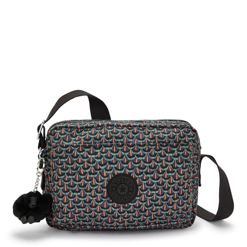 Image of Kipling Women's Abanu Medium Crossbody Bag, Lightweight, Adjustable Nylon Waist Pack with Multi-Compartment Zip Pockets