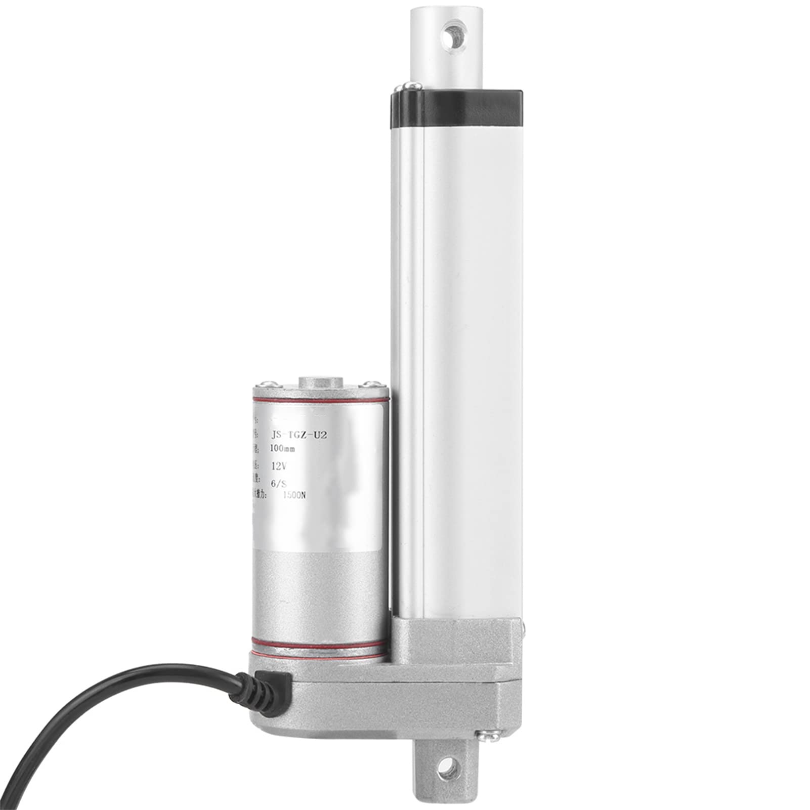 Aramox Siłownik Liniowy DC 12 V 140 Kg Maksymalne Podniesienie 5 Długości Skoku Wbudowany Przełącznik Skoku do Przemysłu Motoryzacyjnego (100 mm)