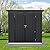 LCOZPG Metal Garden Sheds 4ftx6ft Outdoor Storage Sheds, Garden Shed for Bike,Waterproof Steel Garden Storage Tool Shed with Lockable Doors for Backyard,and Outside,6x4FT,Black