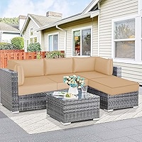 Baúl De Almacenamiento Para Jardín 145x100x103cm - Ratán PE Negro, Con Mecanismo De Gas Y Bolsa Interior
