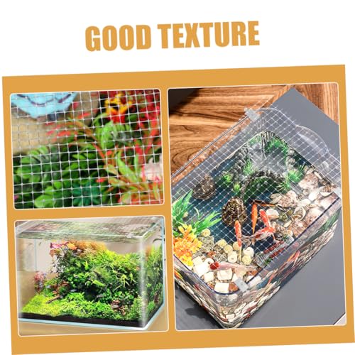Filet aquarium ajustable HEMOTON couverture maille découpable pour poissons - 5