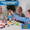 Continuum Games Build Up: The Classic Block Stacking Game 20 Block Tumbling Tower Balancing Game 2-6 Players Ages 8 and Up