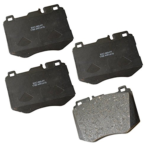 Image of Bendix Premium SBC1796 Ceramic Front Brake Pads for Mercedes-Benz C250 2018-2016,C300 2021-2015,C350e 2018-2016,C400 2015,E200 2020-2016,E250 2019-2018,E300 2019-2017,E350 2023-2020,GLC300 2018-2016