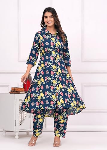 Image of TANISHA Women Co-Ord Set Kurta with Pant Set Outdoor Outfits Wear