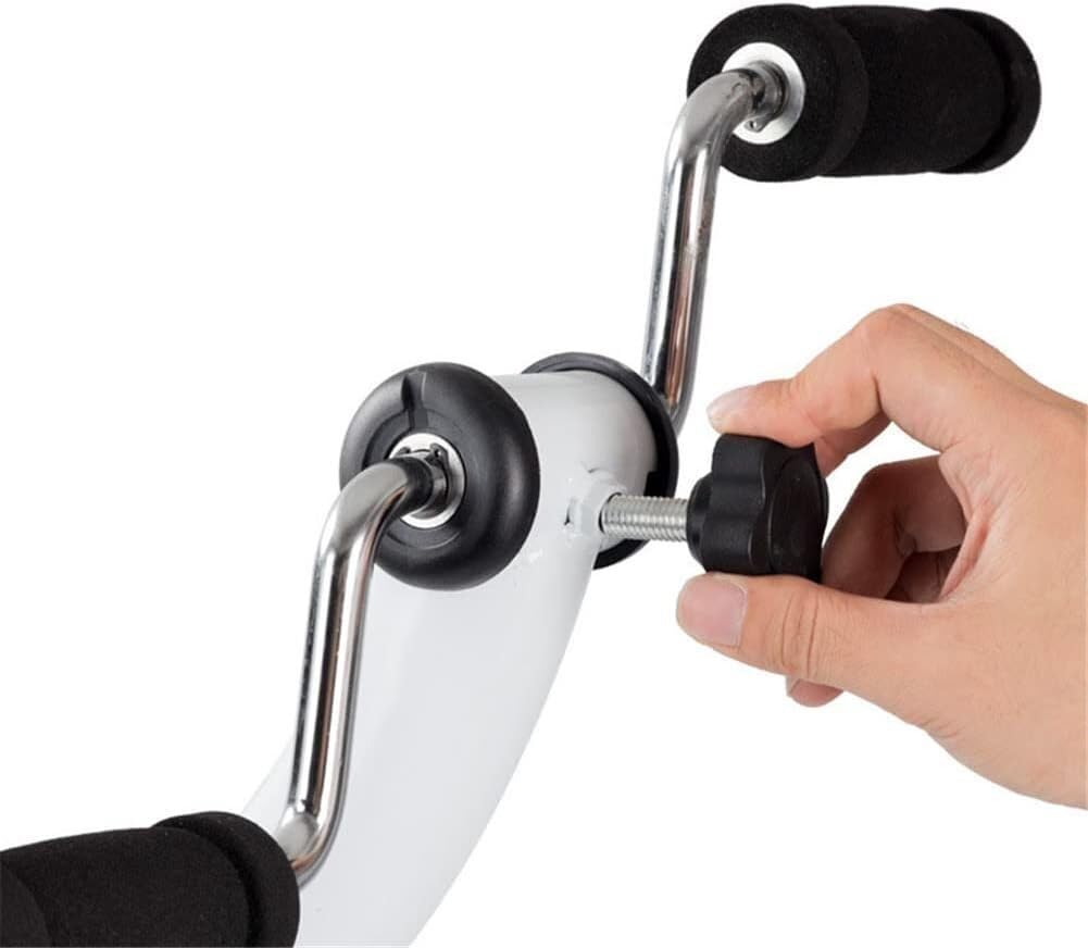 Urządzenie do ćwiczeń na pedałach z ochraniaczami na nogi Stacjonarne pod biurkiem Mini rower treningowy z wyświetlaczem LCD, urządzenie do ćwiczeń z pedałami dla seniorów, ćwiczenia ramion/nóg