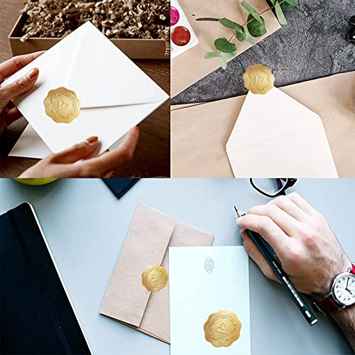 Yoezuo 160pcs Autocollants de Sceaux, Autocollants d'Invitations de Mariage – vue 6