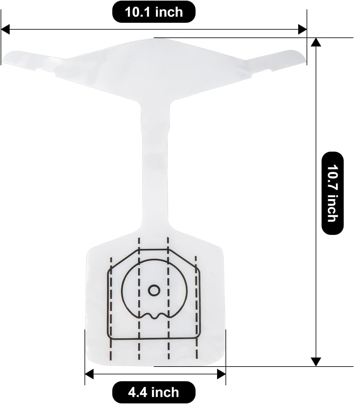 100Pcs Disposable CPR Face Shield Infant Manikin Lung Bags, Compatible with Prestan Professional & Ultralite Infant Manikins, Ideal Replacement Lung Bags for CPR & EFR Training Manikins