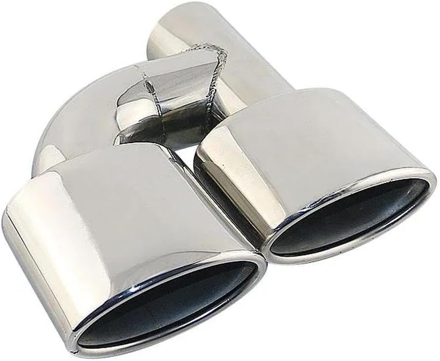 Spare Parts R Style Oval Exhaust Tip 125 * 75mm Muffler Tail Pipe For C-Class E-Class S-Class W212 W221 Modified Car(EJ30213a-Left)