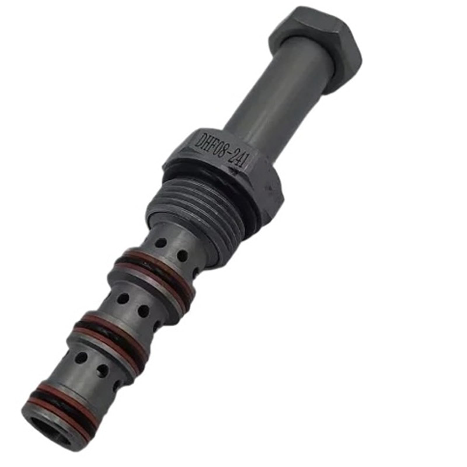 Trgyjgkf One Color Hydraulic Threaded Cartridge Valve Dhf08-241 Solenoid(Valve And Coil 12V)