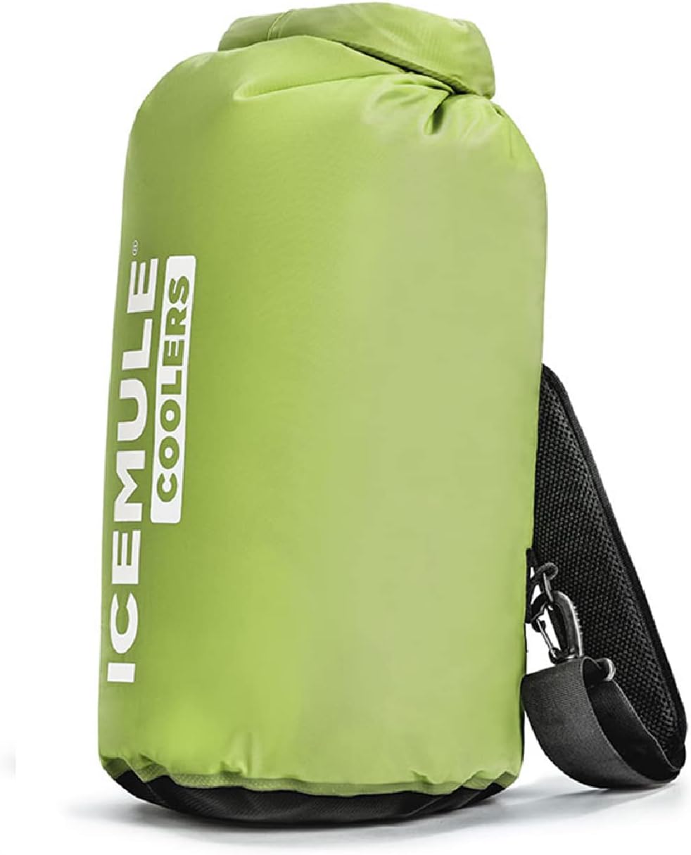 ICEMULE Classic Collapsible Sling Strap Cooler Hands Free, 100% Waterproof, Floats, 24+ Hours Cooling, Soft Sided Cooler for the Beach, Concerts, Traveling, RV-ing, Hiking, Kayaking, Camping & Fishing