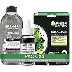 Purificador De Agua Pur GARNIER Pack Pure Active rutina anti acné