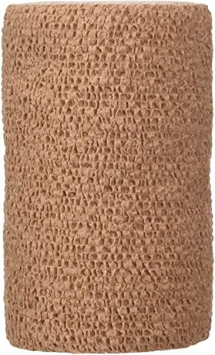 3M Coban Elastic Bandage Dressing, 4in x 5yds, Tan (5 Pack)