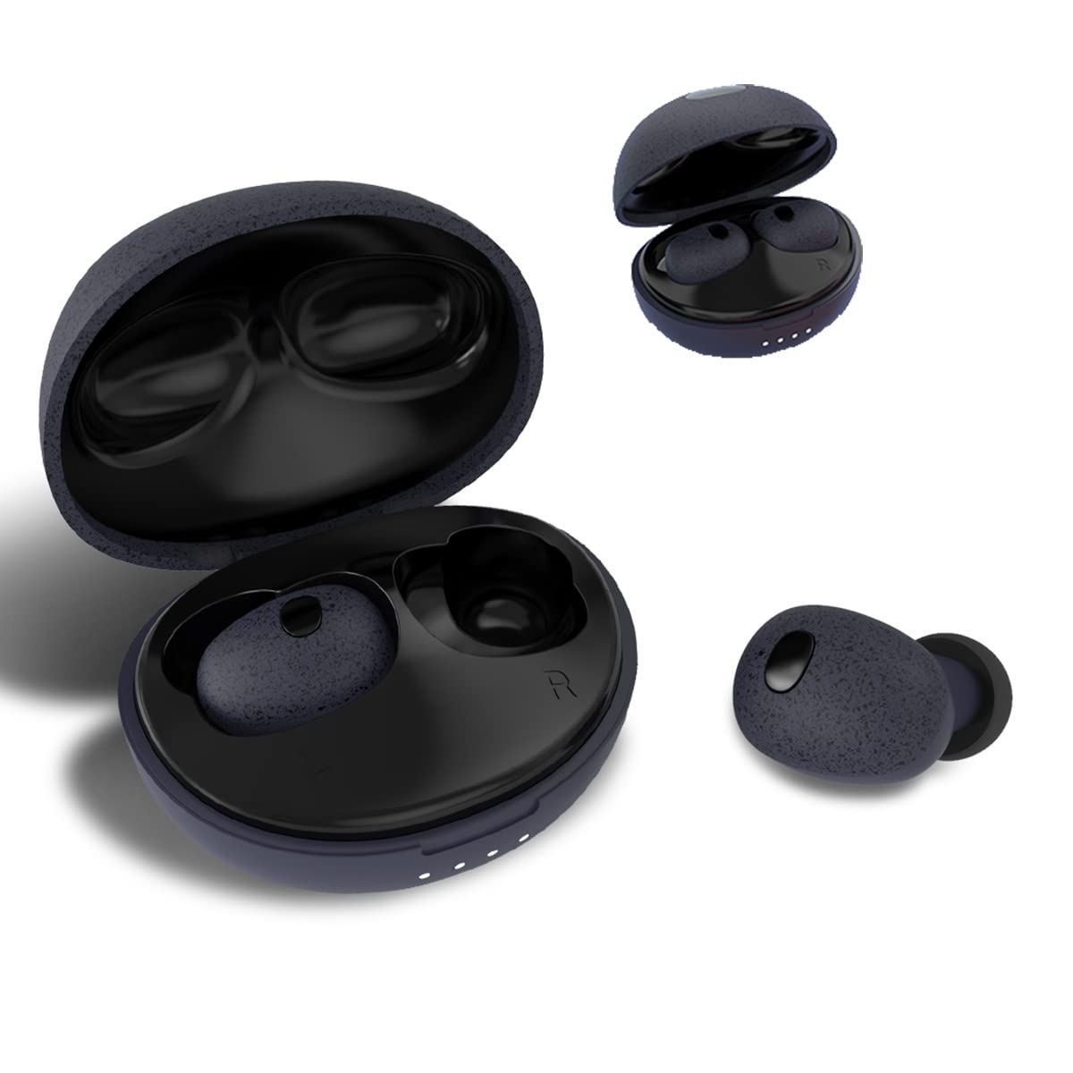 Xmenha True Wireless Small Earbuds for Small Ear Canals Small Smallest Tiny Mini Invisible Earbuds Hidden Discreet Ear Buds for Small Ears Invisible Headphones in Ear Hidden Headphones