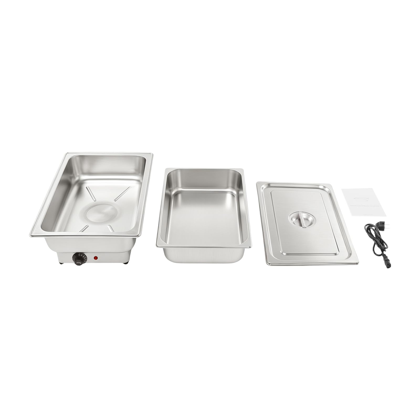 Elektryczna płyta grzewcza Chafing Dish ze stali nierdzewnej, 600 W, bufet