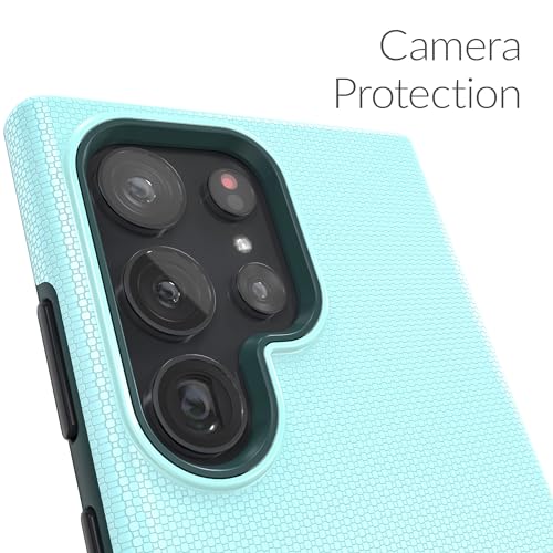 Image of Crave for Samsung Galaxy S24 Ultra Case, Shockproof Protection Dual Layer Case for Samsung Galaxy S24 Ultra (6.8 inch) - Aqua