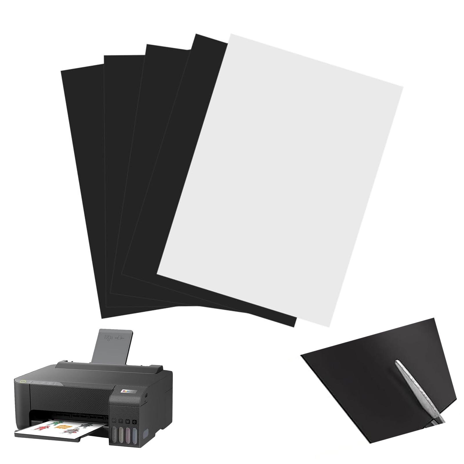 Amazon | マグネットシート 白 A4 5枚セット 磁石 シート 印刷