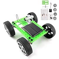 Phefop Solar Powered Car Model, DIY Assembly Toy, Solar Power Experiment Educational Kit, with Scientific Learning Fun for Children Educational Toy