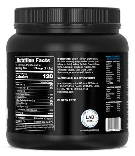 Image of PEScience Select Protein Powder, Whey & Casein, Cake Pop, 15 Servings