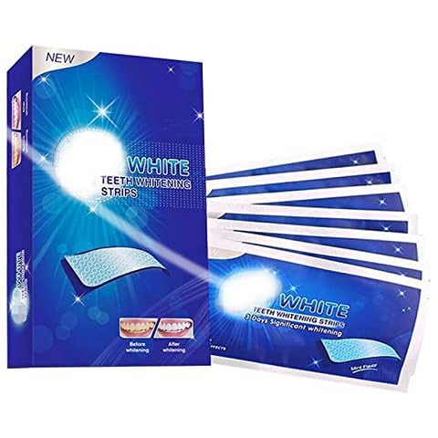 ILamourCar Teeth Whitening Strips, Tooth Whitening Kit Mint Flavor (7 Pairs 14 Strips) Cover