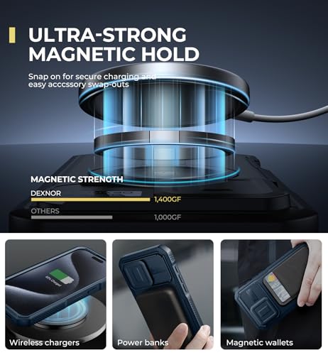 Coque iPhone 15 Pro Max contre les chutes avec cache objectif et écran protégé