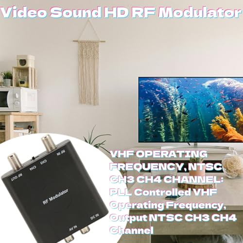 Modulateur RF coaxial de finition soignée avec structure en ABS - 3