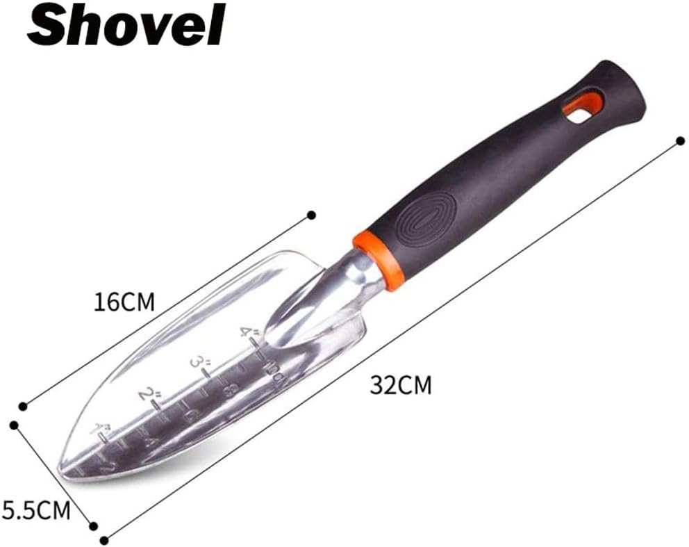 SagaSave 3 Sizes Optional Aluminum Garden Tool Set, Heavy Duty Hand Garden Tools Kit, Ideal for Outdoor Garden Hand Tools Women and Men(3X Garden Tools)