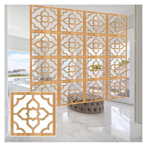 Paneles colgantes divisores naturales de 29 x 29 cm, 39 x 39 cm, paquete de 12 unidades de 100 unidades (28 piezas de 29 x 29 cm), elegante separador de espacios para uso doméstico y de oficina