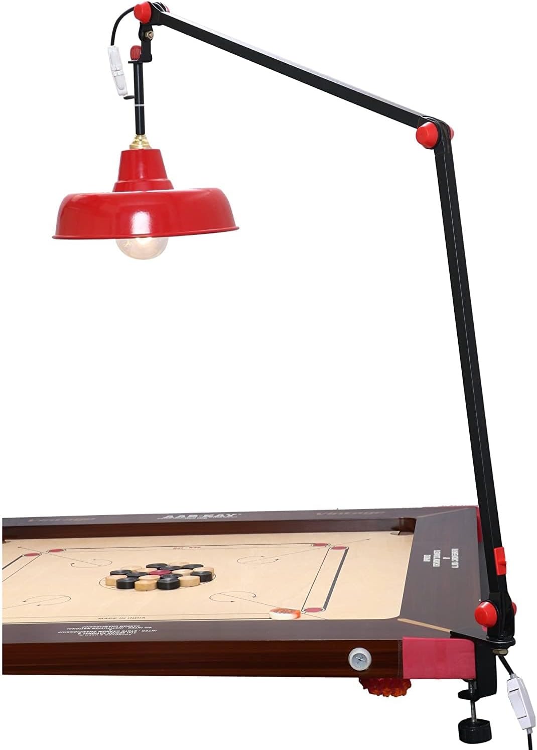 WMX Adjustable Easy Fold Carrom Stand, Portable Carrom Board Lamp Shade, Hanging Lamp Shade (LAMP SHADE)